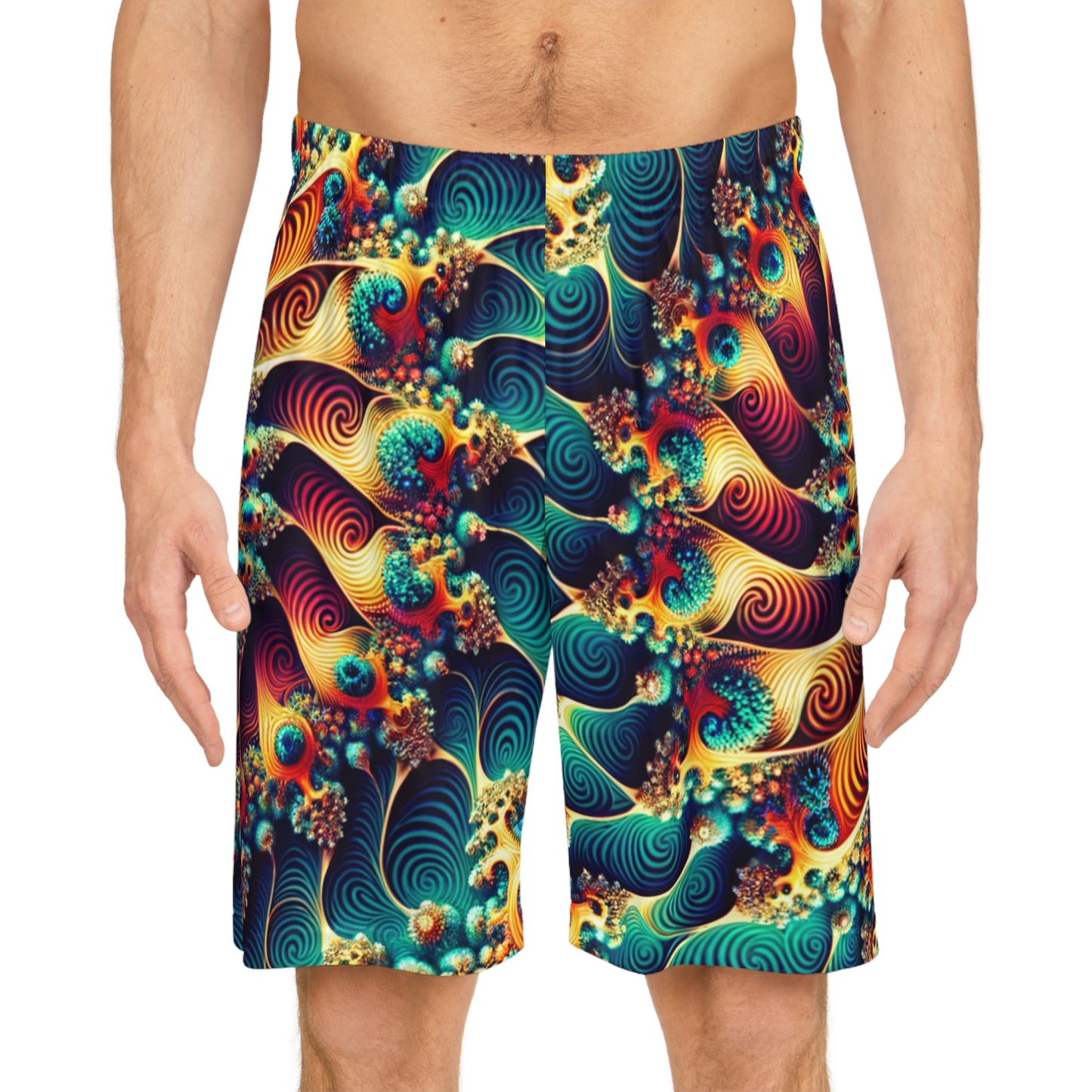Aquatic Hypnotica Spiral Everywhere Shorts