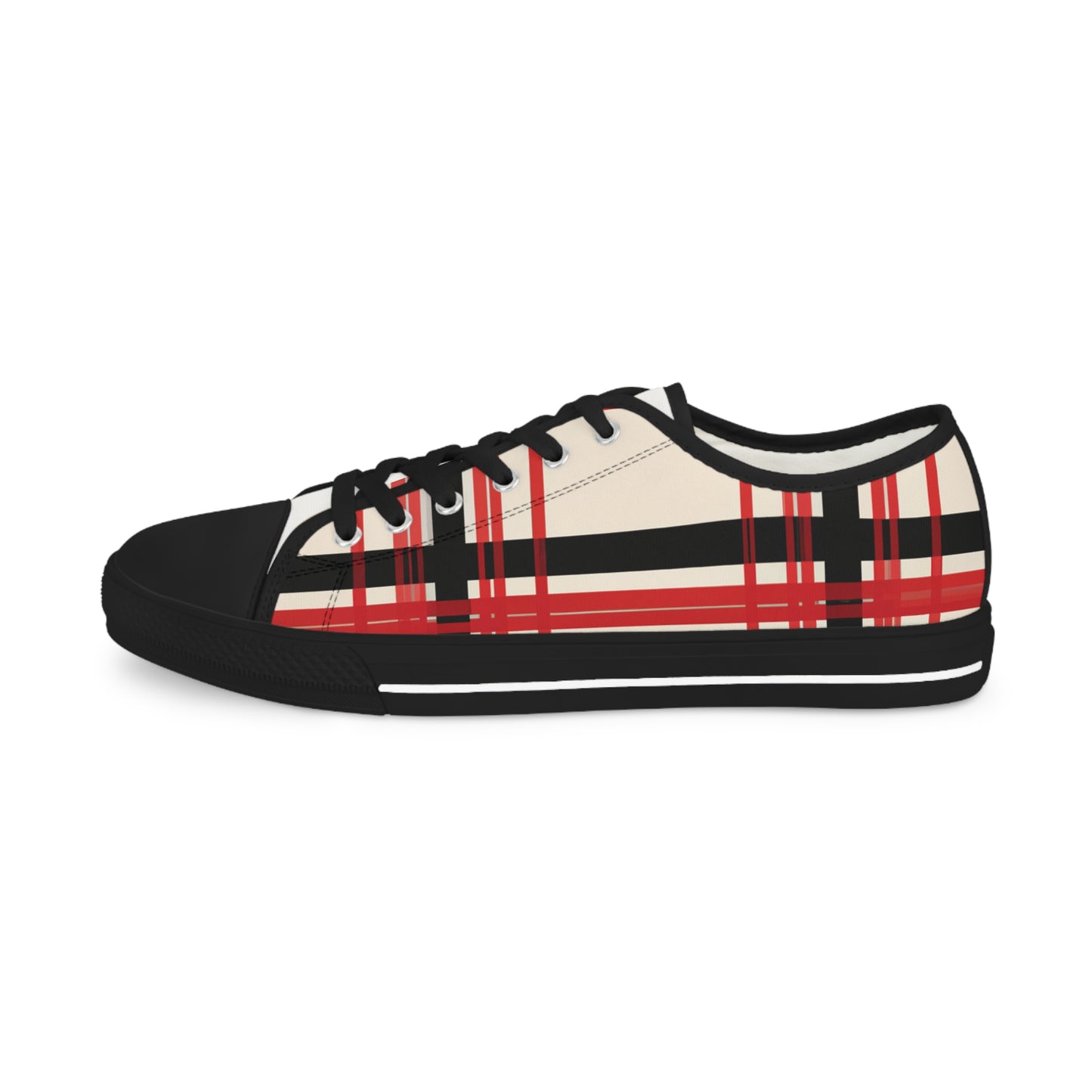 Men's The Redclan Plaid Low Top Sneakers