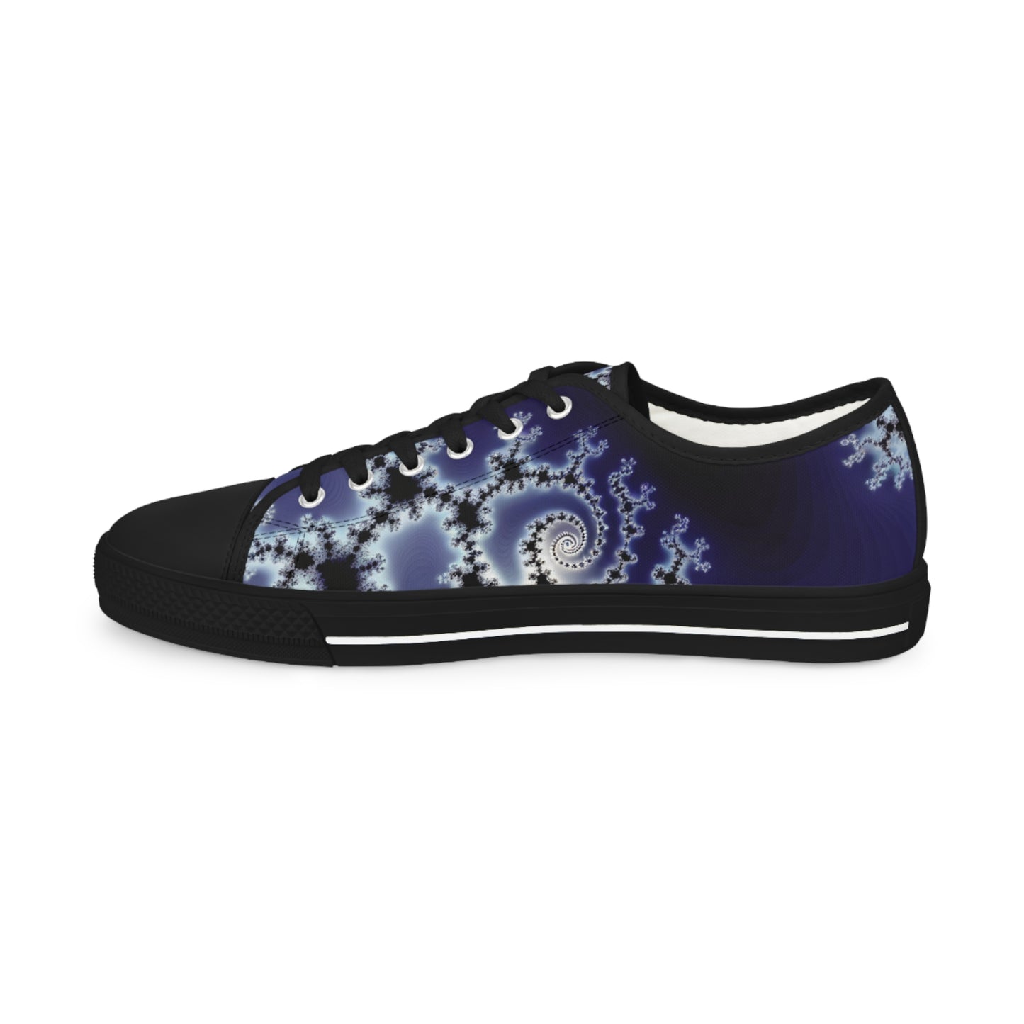 Celestial Fractal Elegance Low Top Sneakers - Men's