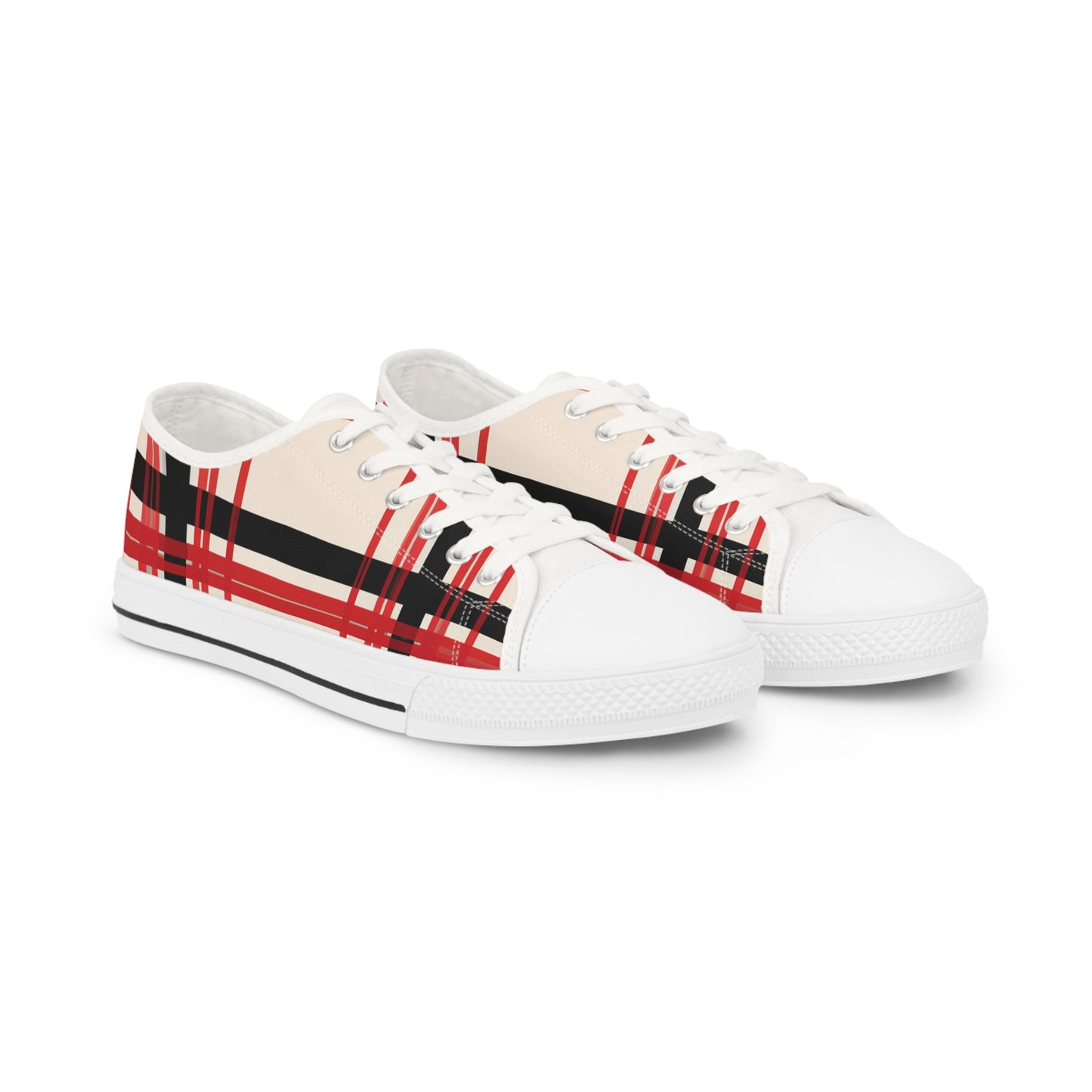 Men's The Redclan Plaid Low Top Sneakers