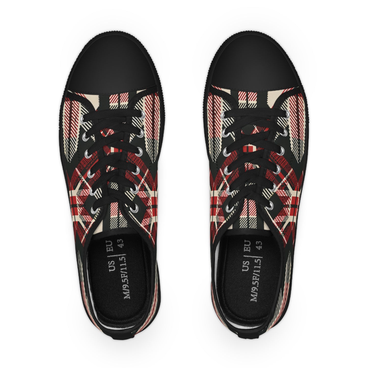 Highland Matrix Tartan Low Top Sneakers - Men's