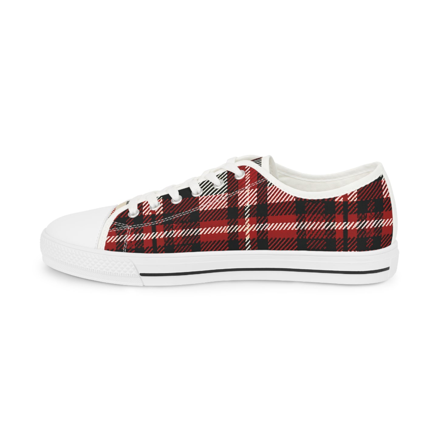 Classic Highland Tartan Low Top Sneakers - Men's