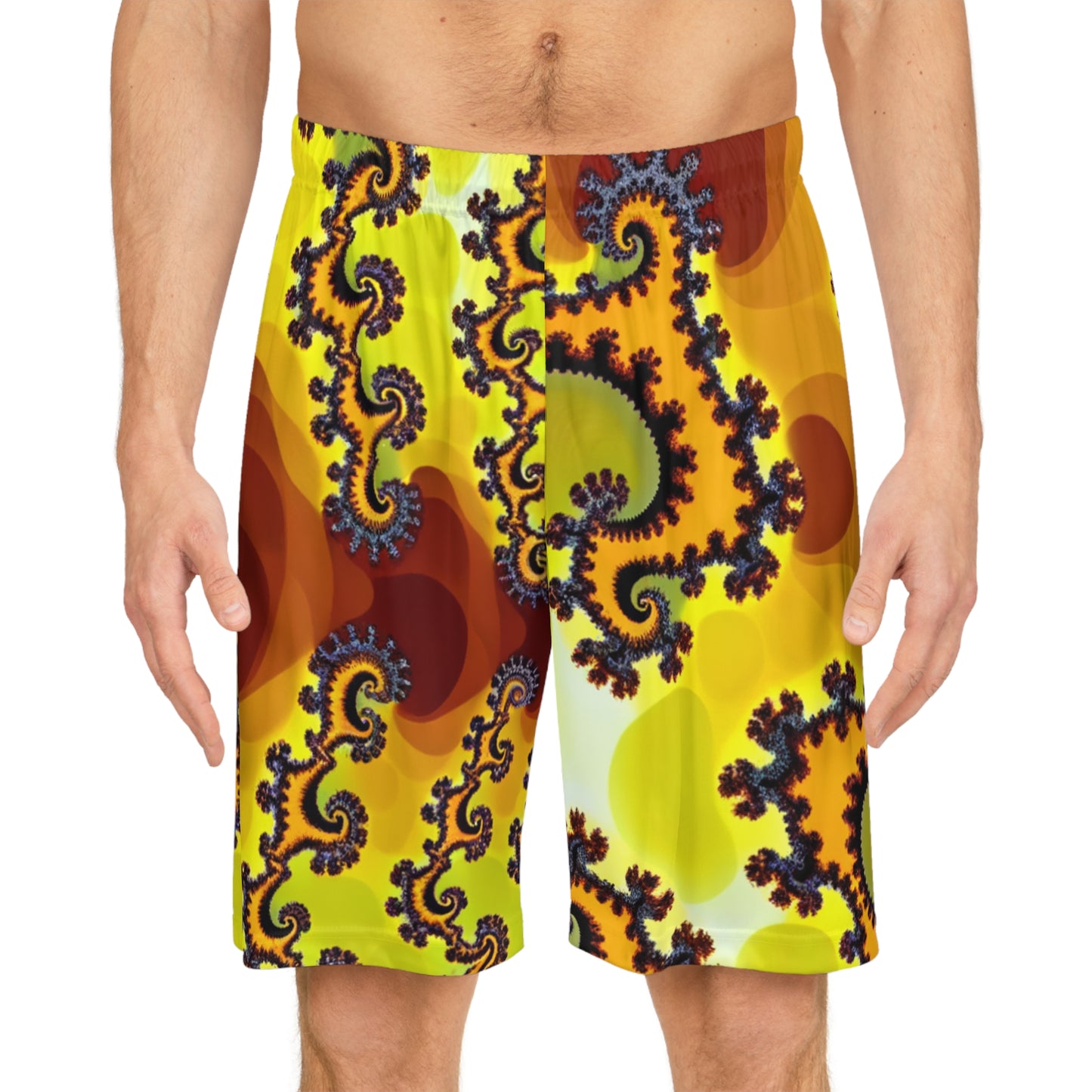 Sunny Spiral Fractal Fusion Everywhere Shorts