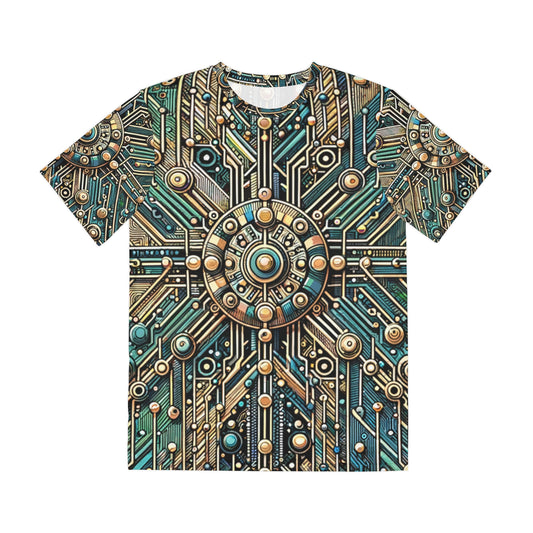 Circuit Mandala Elegance Crewneck Pullover All-Over Print Short-Sleeved Shirt