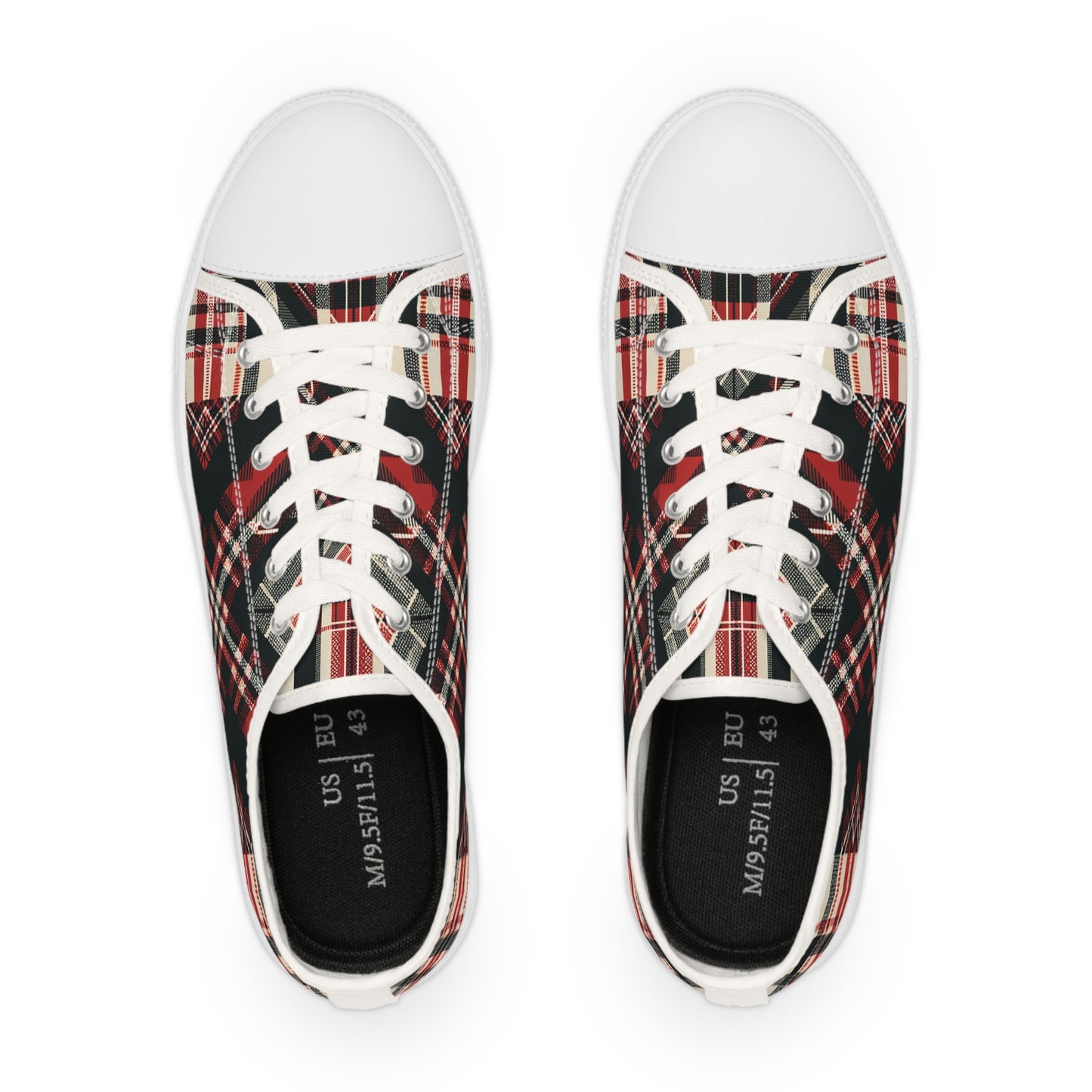 Highland Matrix Tartan Low Top Sneakers - Men's