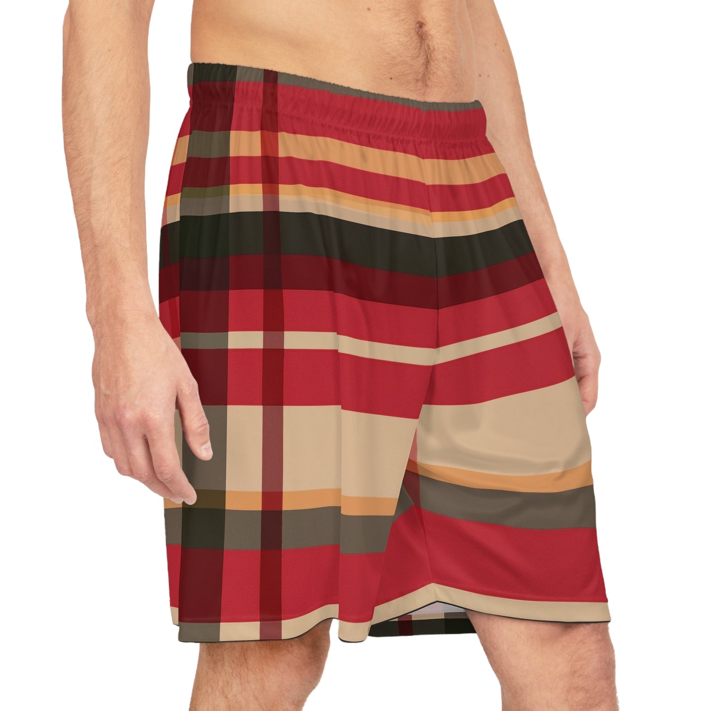 McCloud Mist Tartan All-Over Print Everyday Shorts