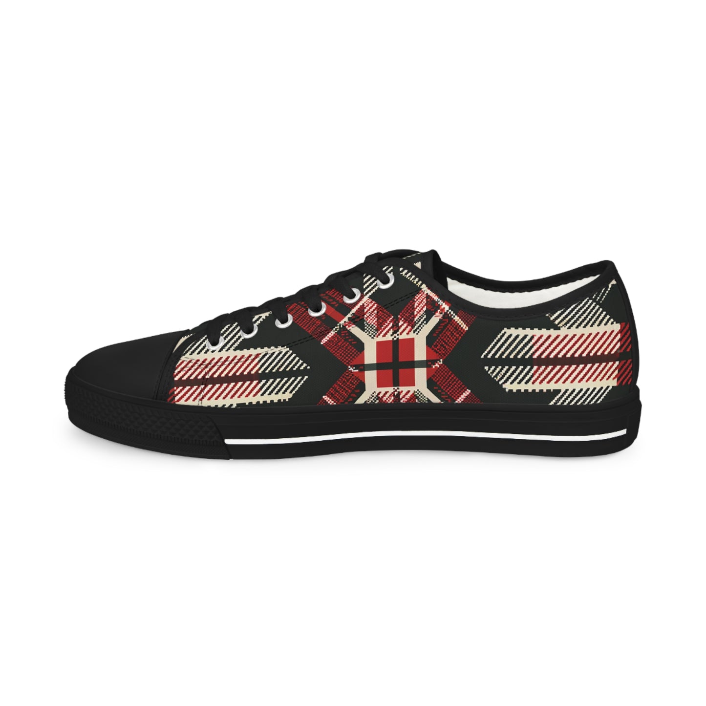 Highland Matrix Tartan Low Top Sneakers - Men's