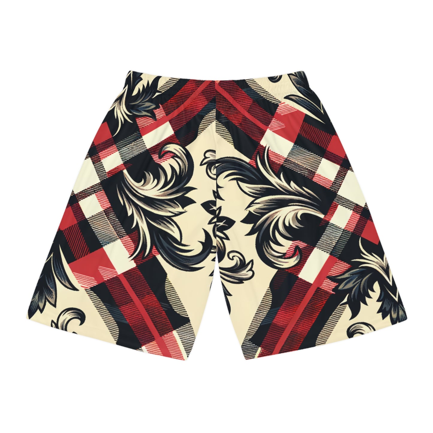 Baroque Tartan Elegance Everywhere Shorts