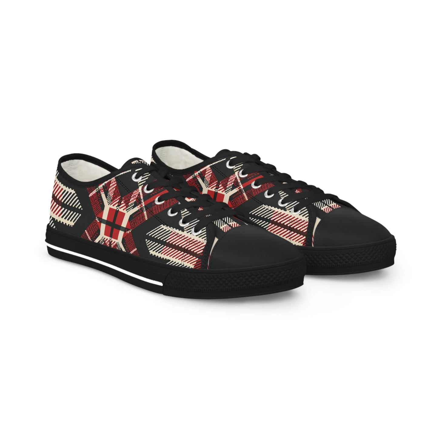 Highland Matrix Tartan Low Top Sneakers - Men's